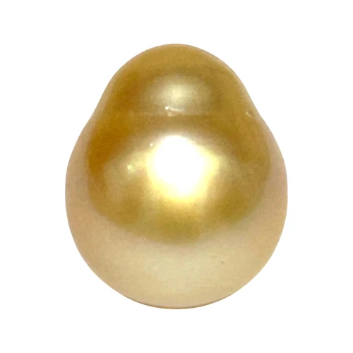 Gorgeous 14.3 x 17mm 23.3 Carats Philippines South Sea Pearl – Rich Gold Oval