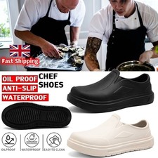 Safety Kitchen Non Slip Shoes Chef Shoes Summer Oil Resistant Work Shoes NEW