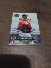 Tanner Scott 2018 Team Card IP Signed Autograph Los Angeles Dodgers 