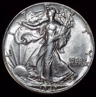 1942 Walking Liberty Half Dollar AU-BU / Beautiful Old Coin! (B)