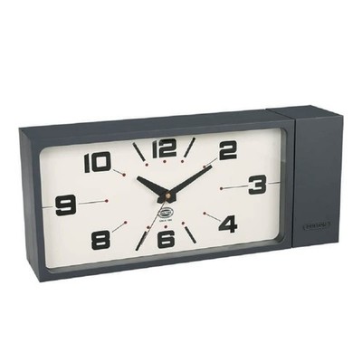 DULTON Double Face Wall Clock Rectangle H21-0362 Gray Magnet Type PSL
