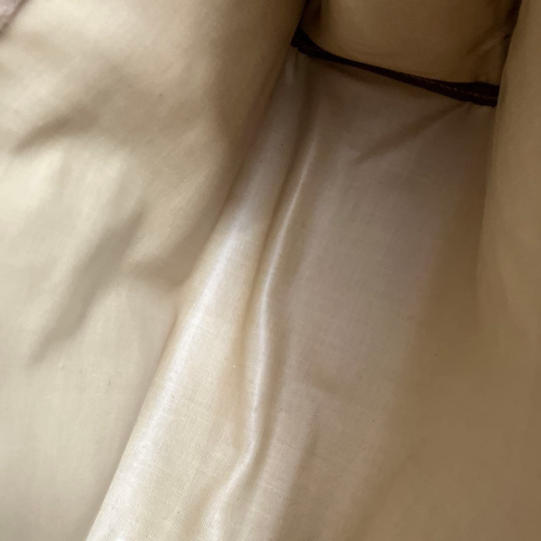 GUCCI Old Vintage Horsebit Canvas Leather Clutch Bag Dark Brown Rare Authentic thumbnail 6