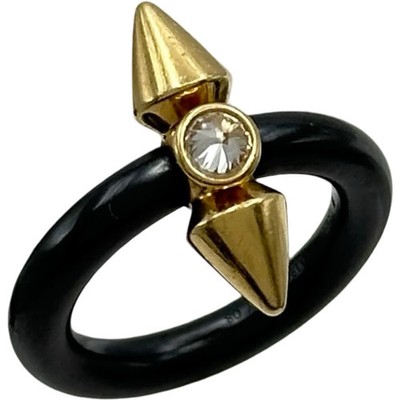 Tiffany TIFFANY&CO Pharrell William Statan Ring Gold Schwarz 750 Titan Gebraucht
