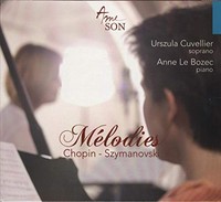 Cuvellier Urszula / - Melodies Chopin Szymanovski - Cd - G3Z