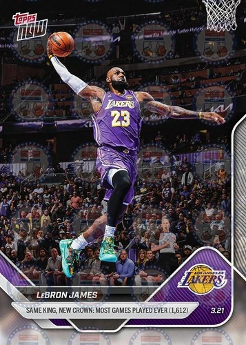 *PRE SALE* LeBron James - 2025-26 NBA Topps NOW® - Card 221