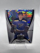 2025-26 Upper Deck Allure - Rookies Dalibor Dvorsky #148 Glitter Bomb (RC) Blues