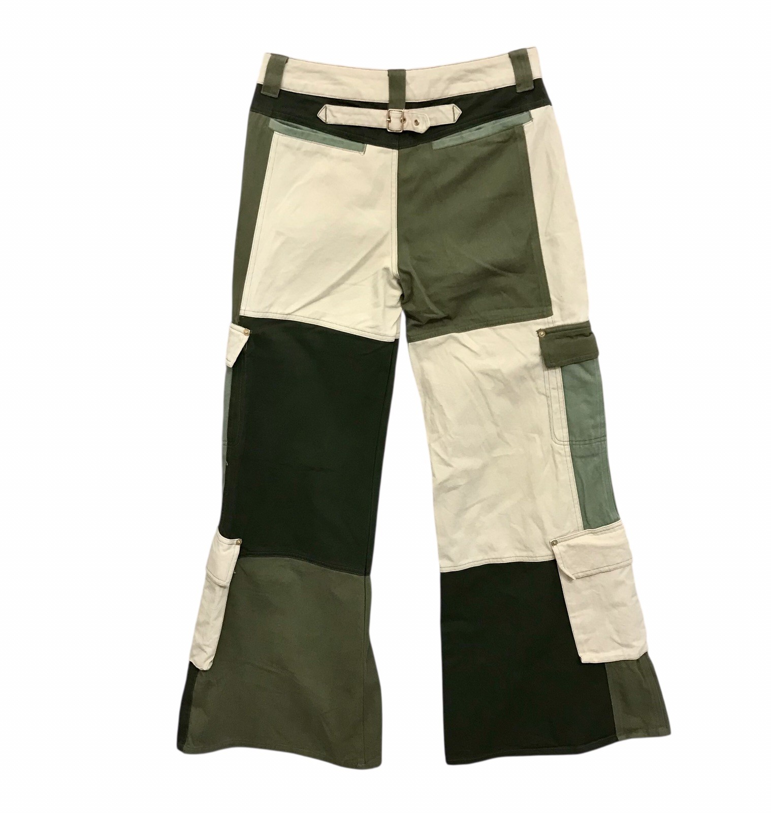 Jagger & Stone Miller Patchwork Cargo Pants Flare… - image 5