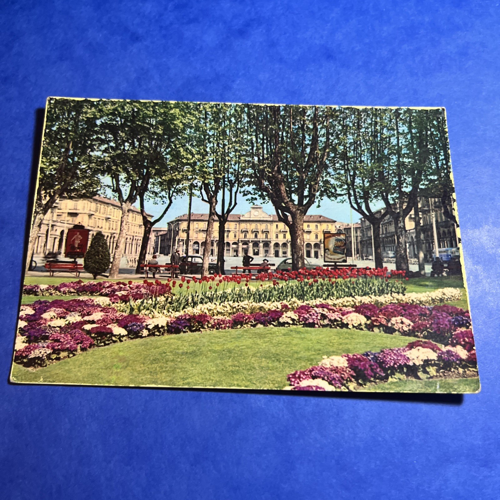 ALESSANDRIA - GIARDINI PUBBLICI  CARTOLINA A COLORI VIAGGIATA VINTAGE COLLEZIONE