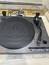 GEMINI XL-100 SEMI AUTOMATIC BELT-DRIVE TURNTABLE tested works