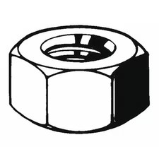 Zoro Select M01120.640.0400 Hex Nut, M64-4.00, Steel, Class 8, Black Oxide, 51,