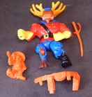 Vintage 1992 TMNT Monty Moose Action Figure Teenage Mutant Ninja Turtles