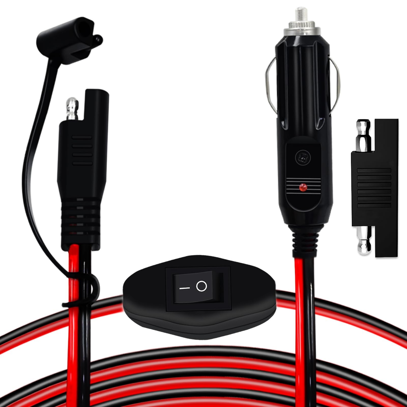 Adapter For Battery Tender Charger, 16awg 12 Volt Power Sup...