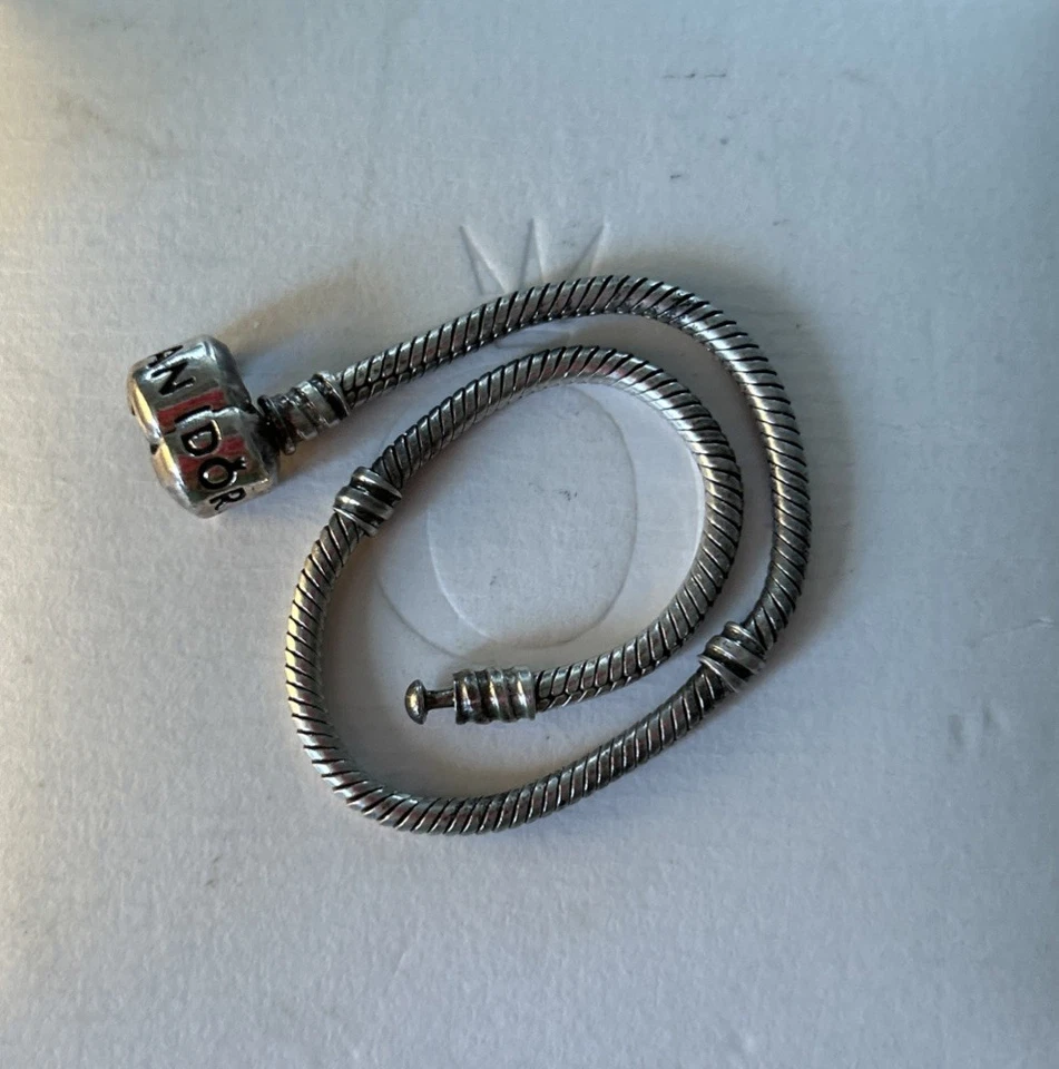 Pandora Armband Bettelarmband Schlangen-Gliederarmband 20 cm / 925 Silber