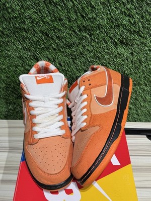 Size 10M/11.5W - Nike SB Dunk Low Concepts Orange Lobster Sz 10M FD8776-800 Pre-