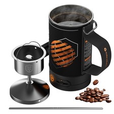 Percolator Coffee Pot Electric,Boil Water & Brew Tea 2-in-1,3 Cup Coffee Make...