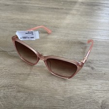 New Kate Spade New York Women's Amiyah/G/S Cat Eye Sunglasses, Peach, 56mm, 17mm