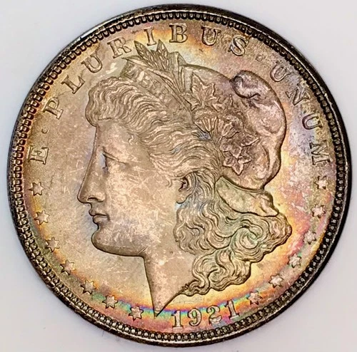 1921 MORGAN DOLLAR! MS+++! INCREDIBLE TONING! STUNNING! FABULOUS! NR #S1057