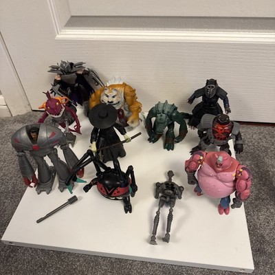 TMNT Bad Guys X11 Bundle Lot Nickelodeon Shredder Spider Bytez Rat King Fishface