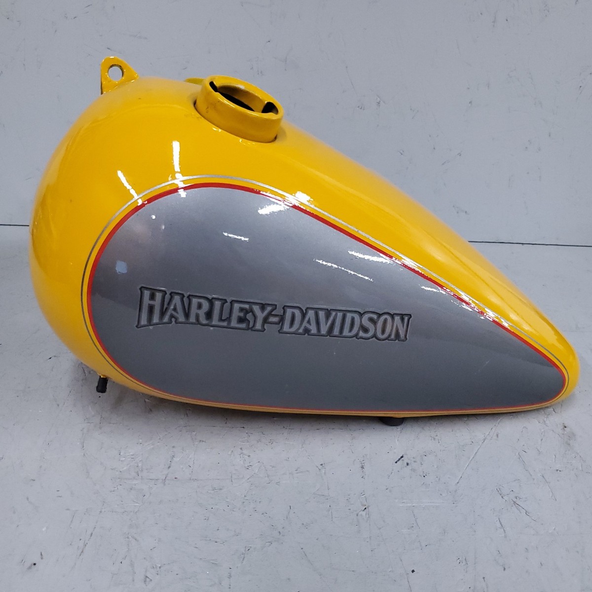 Harley FX Shovelhead Custom Painted Tins Set Yellow Gray 15289 | eBay