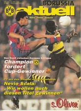 11.03.98 Europa Super Cup Finale Borussia Dortmund - FC Barcelona DFB Spanien