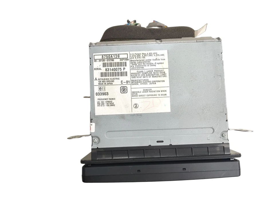 Radio Navigation Display Citroen C-Crosser Peugeot 4007 8750A139 keine code - Bild 3 von 4