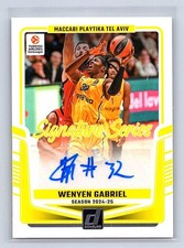 Wenyen Gabriel 2024-25 Donruss EuroLeague #SS-WEN Signature Series Auto