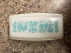 Pyrex Vintage Amish Butter Print Refrigerator Dish