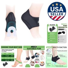 Comfort-Focused Heel Protector Cups Shock-Absorbing Inserts for Men Women, L