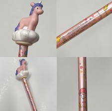 Sanrio 1987 Pencil Unicorn With Little Twin Stars New