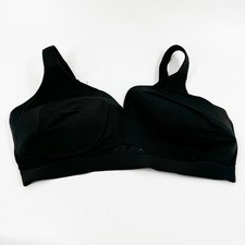   CACIQUE BLACK LIGHTLY LINED NO WIRE BRA SIZE 42F