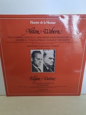 LP 33T MODERN CLASSIC WEBERN VARESE PERCUSSIONS DE STRASBOURG FR 70'S PRESS EX++