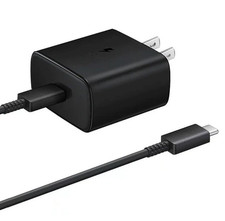 45W USB-C Super Fast Wall Charger 10FT Cable For Galaxy S20 S21 S22 S23