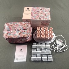 Calista Ion Hot Rollers Set Short / Medium  Floral Travel Bag - Tested Works