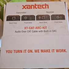 Xantech Audio over CAT Cable with Built-In DAC XT-CAT-ARC TX RX #81