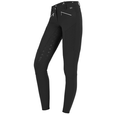 E.L.T Schwarz 44 Reithose Damen Full-Grip Gala Silikon