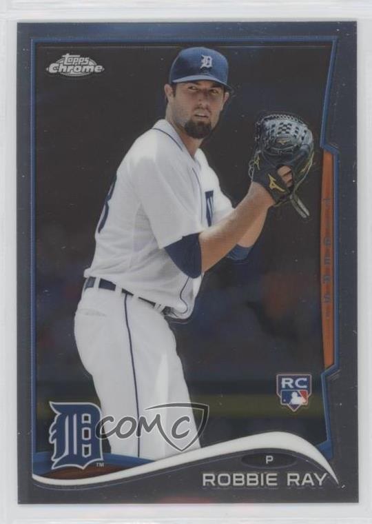2014 Topps Chrome Update Mega Box Robbie Ray #MB-17 Rookie RC 2v5