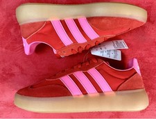Adidas Barreda Decode J Kids/ Size 7 Red Hot Pink Gum Suede JR0759 NIB