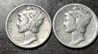 1943 10C Mercury Dime .900 Silver Good Condition