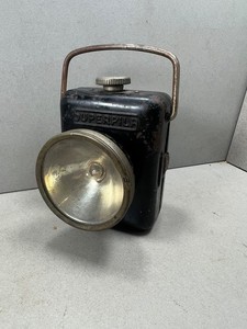 Lampe Torche Vintage M79 Superpila - Lampe De Poche Rétro (état Correct)