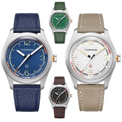 Mechanische Armbanduhren mit hohem Bogen, Mineralglas RSZ1-Handaufzugswerk