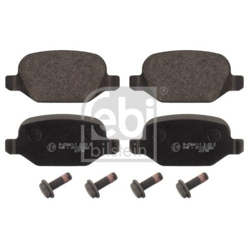 Plaquettes de frein Febi Bilstein 16853 contre les sifflements au freinage pour Alfa Romeo