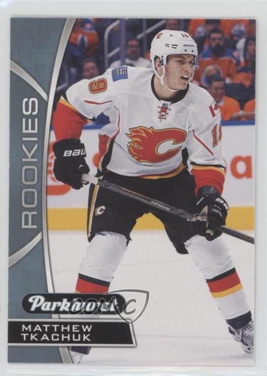 2016-17 Upper Deck Parkhurst Rookies Previews Blue Matthew Tkachuk #PR-2 RC 0a3