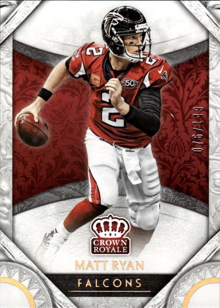 2016 Panini Crown Royale #29 Matt Ryan Holo Gold #/149