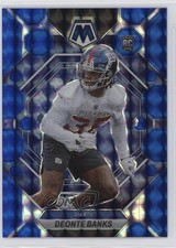 2023 Panini Mosaic Rookies Blue Mosaic Prizm 82/99 Deonte Banks #309 1q1l