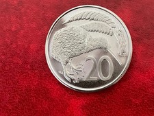 New Zealand 1974 20 Cent Proof Coin-Ex. Mint Set -Uncirculated