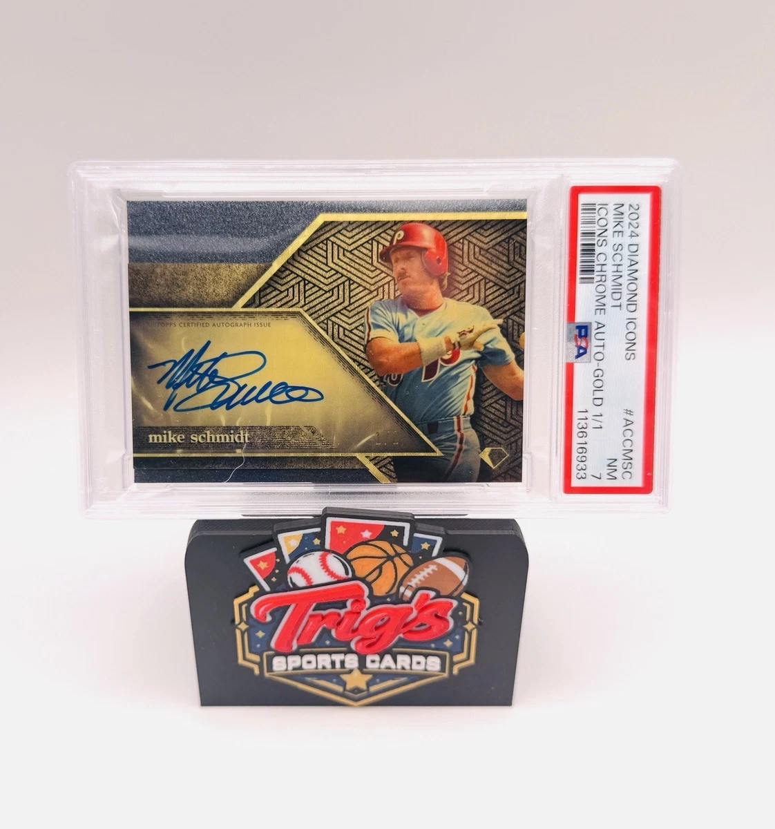 Topps Mike Schmidt Baseball Serial Numbered Sports Trading Cards