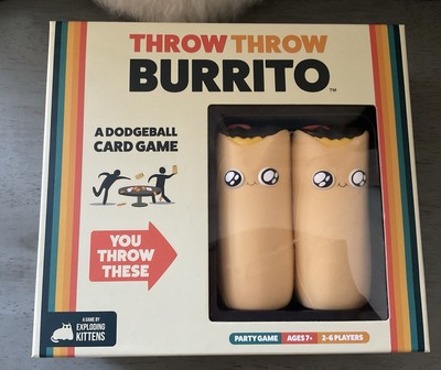 Throw Throw Burrito by Exploding Kittens A Dodgeball Card Party Game