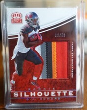 O.J. Howard 2017 Crown Royale Jumbo Rookie Silhouette Jerseys #37