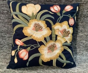 pier one pillows blue