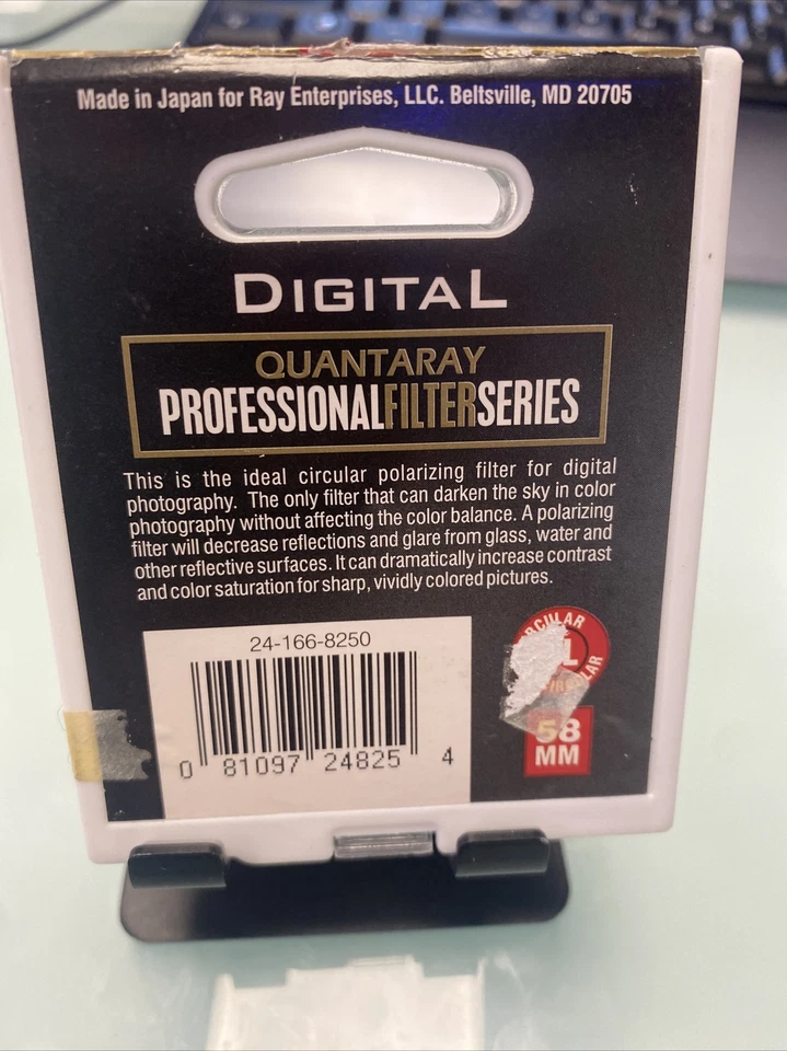 Digital Professional Series 58mm CIRCULAR POLARIZER FILTER Pro CPL 58 mm PL-CIR - Image 2 of 2